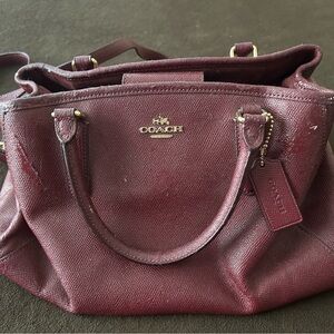 Coach Purse with Crossbody Strap: TLC needed